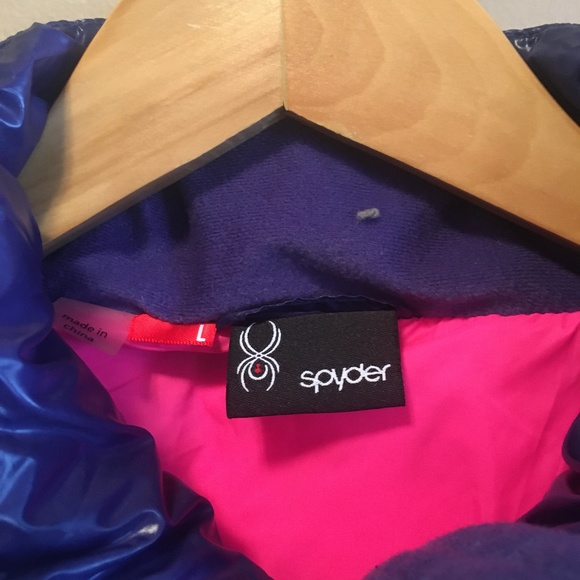 Girls L Long Spyder Puffer - Picture 2 of 3